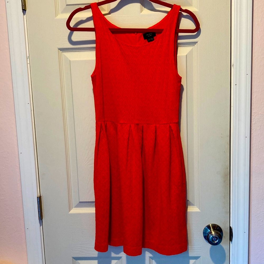 Bright Orange Deletta Dress from Anthropologie